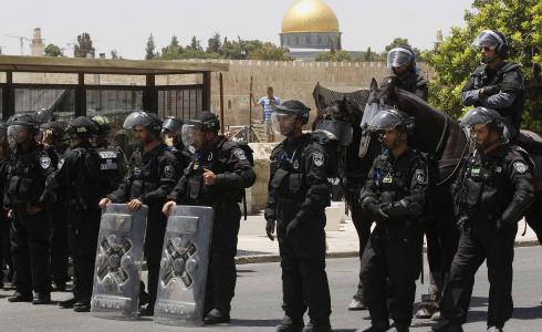 شرطة الاحتلال في المسجد الأقصى - ارشيفية