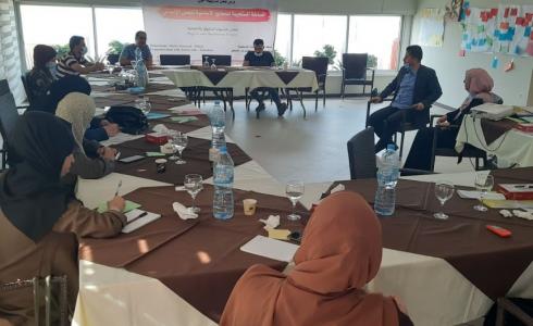 اختتام ثلاث ورش من قبل شبكة المنظمات الأهلية الفلسطينية