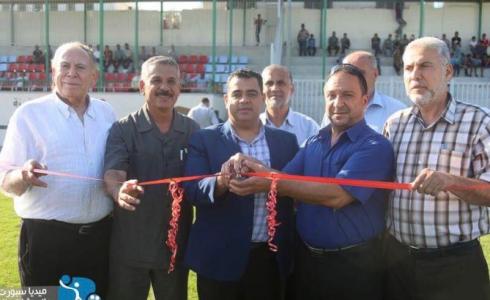 هنية يفتتح ملعب اليرموك التاريخي بصحبة رئيس بلدية غزة