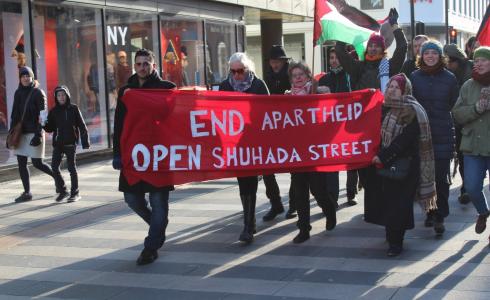 جانب من المسيرة التضامنية-الدنمارك