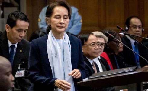 زعيمة ميانمار في محكمة العدل الدولية