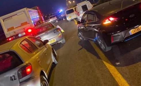 من مكان الحادثة على مخرج باقة الغربية