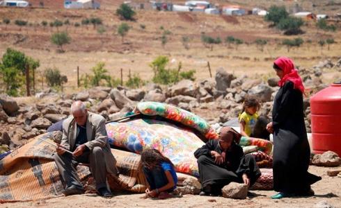 مساعدات أردنية للنازحين السوريين في درعا