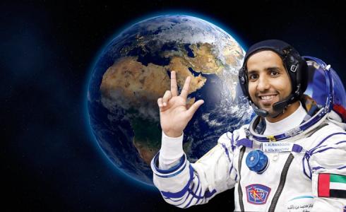  أول ظهور لرائد الفضاء هزاع المنصوري