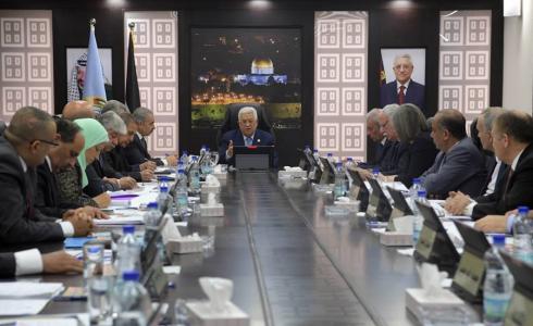 الرئيس محمود عباس، يترأس جلسة مجلس الوزراء في رام الله اليوم