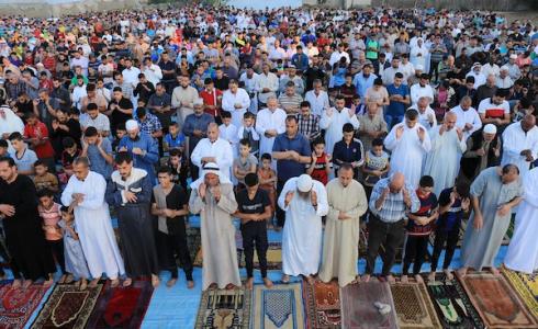 صلاة عيد الفطر في قطاع غزة