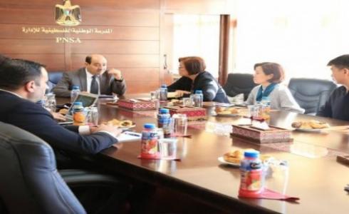 المدرسة الوطنية للإدارة مع وفد الخبراء السنغافوريين