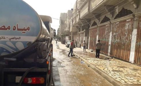 التطوعي بخان يونس تنظم حملة تنظيف لمخلفات الأضاحي