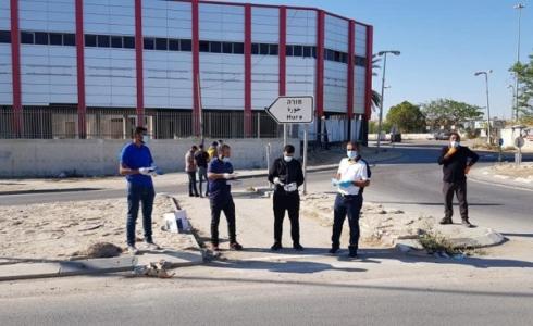 توزيع المواد الإرشادية للحد من انتشار كورونا في حورة