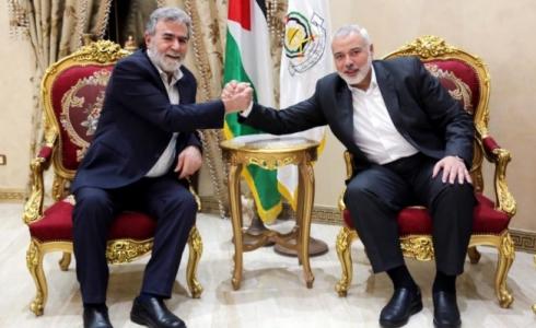 النخالة يتلقى اتصالا من هنية