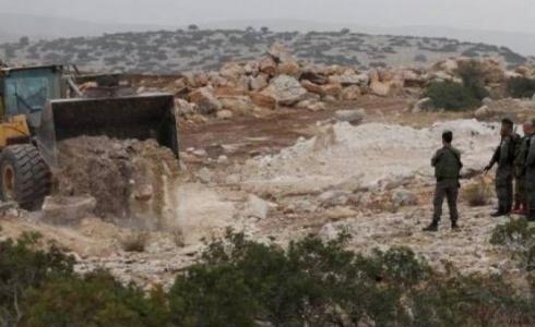 تجريف اراضي في بيت لحم - ارشيف