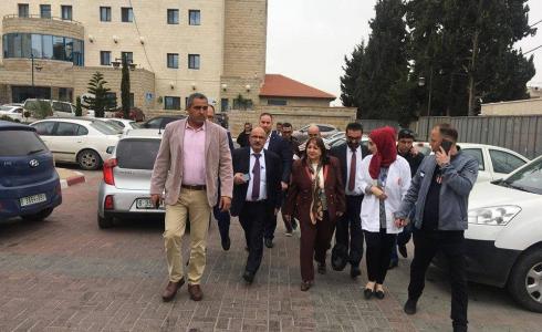 وزيرة الصحة مي كيلة خلال تسلمها مهامها قبل أيام