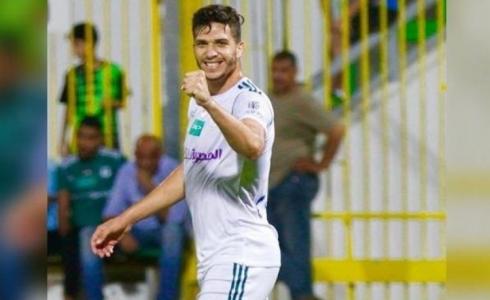هدف محمود وادي للمصري بمرمى انبي يوم الخميس -ارشيف-