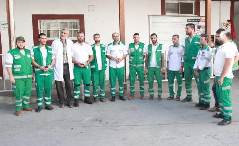 مديرية الخدمات الطبية تشارك في المناورة .