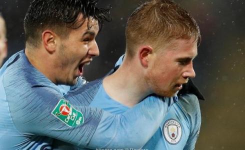 ركلات ترجيح مان سيتي وليستر في كاس الرابطة الانجليزية