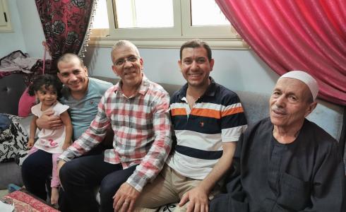 زيارة حفيظ دراجي لأسرة ابو تريكة في القاهرة