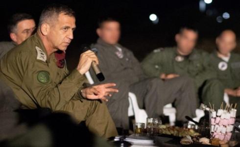 رئيس هيئة أركان الجيش الإسرائيلي آفيف كوخافي - أرشيفية -