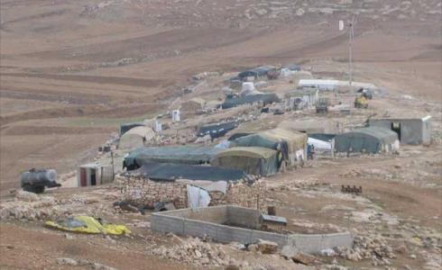 قرية الخان الأحمر جنوب شرق القدس المحتلة 