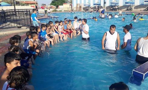 انشاء أول مدرسة متخصصة في السباحة والإنقاذ والغوص بغزة 