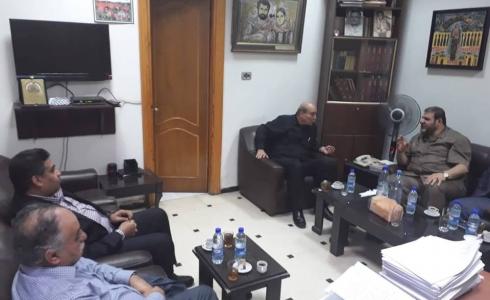 الشيخ ابو قاسم دغمش يلتقي نائب الامين العام للجبهة الشعبية