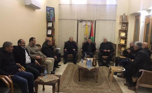 لقاء وفد فتح مع قادة أقاليم الحركة في قطاع غزة