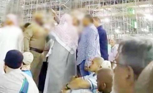 شاهد تفاصيل الاعتداء على رجل أمن سعودي داخل الحرم المكي