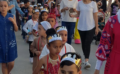 جمعية حسونة تنظم مسيرة بمناسبة شهر رمضان المبارك 