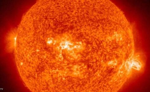 انفجار هائل على سطح الشمس