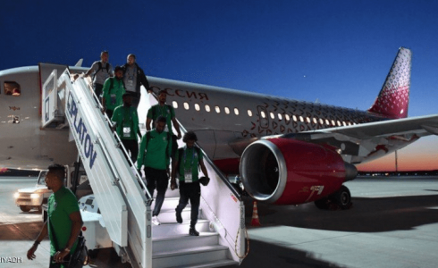 طائرة المنتخب السعودي 