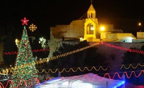 إضاءة شجرة الميلاد في بيرزيت 