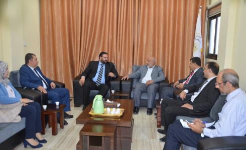 اللواء أبو نعيم يستقبل وفدًا من نقابة المحامين