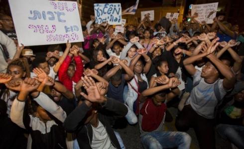 احتجاجات لليهود وسط تل أبيب