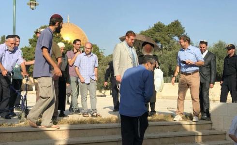 يهودا غليك يقتحم الأقصى