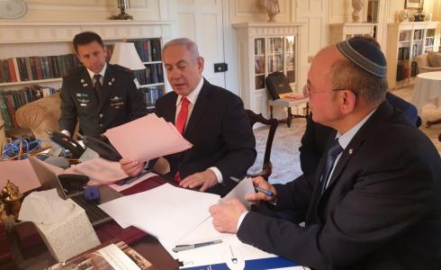 اجتماع نتنياهو امس