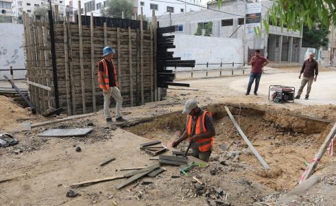 بلدية غزة تنفذ مشروعًا لحقن الخزان الجوفي بمياه الأمطار