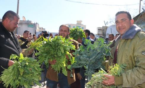 وقفة احتجاجية للمزارعين