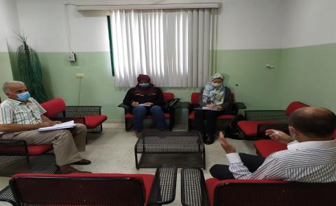 وزارة الصحة بغزة تلتقي مع ممثلة الصليب الأحمر بغزة