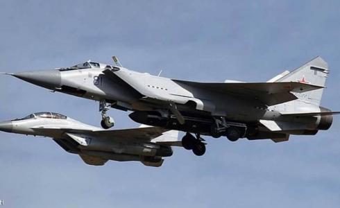 الصاروخ حملته طائرة من طراز ميكويان MiG-31