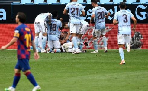 هدف سيلتا فيغو في مرمى برشلونة
