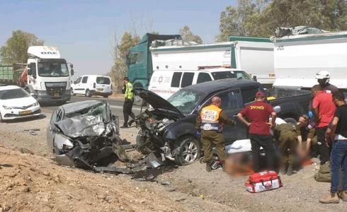 حادث طرق في النقب