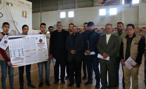 مبادرة شبابية في خانيونس للتوعية والوقاية من فيروس كورونا