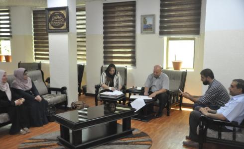 بلدية جباليا النزلة توقع مذكرة تفاهم مع مركز شؤون المرأة حول عمل المجلس الشبابي