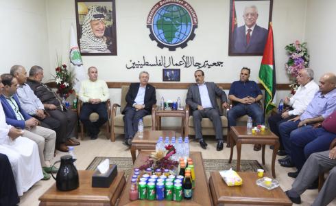 جمعية رجال الاعمال بغزة تبحث مع البرغوثي سبل إنهاء الانقسام وحل مشاكل غزة