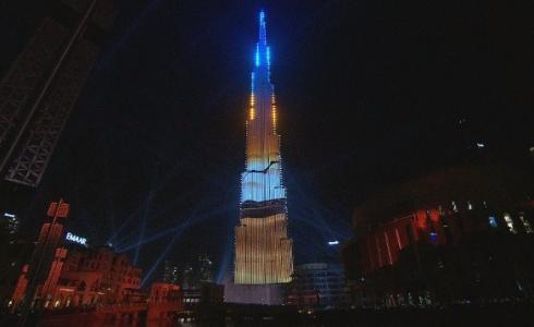 حفل دبي المبهر لاستقبال رأس السنة الجديدة