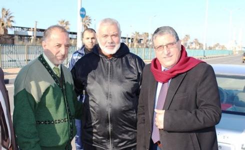 هنية يرحب بوفد كرة الطاولة الزائر إلى غزة