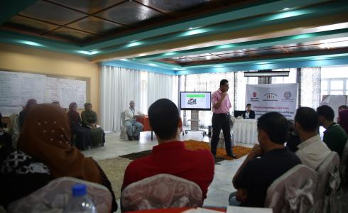 برنامج غزة يختتم ثلاث دورات تدريبية بعنوان الاسعافات الأولية النفسية للبالغين -1.JPG