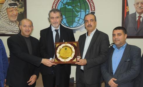  علي الحايك رئيس الجمعية رجال الاعمال الفلسطينيين 