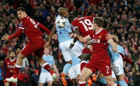 من مباراة ليفربول ومانشستر سيتي