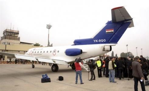 طائرة في مطار حلب