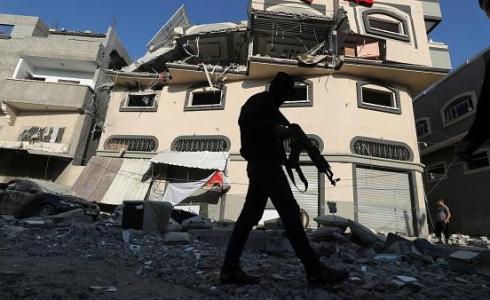 منزل في حي الشجاعية بمدينة غزة عقب اغتيال بهاء أبو العطا